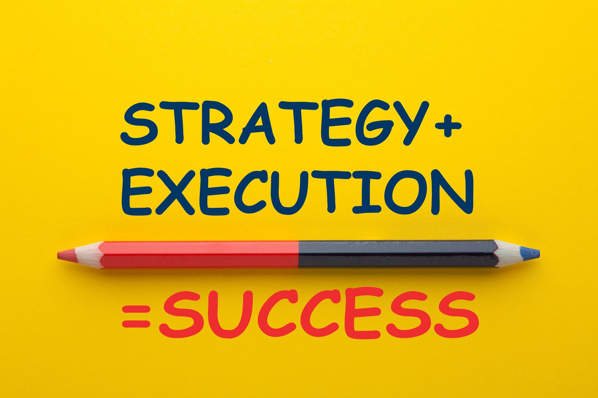 Strategy Execution Success Concept